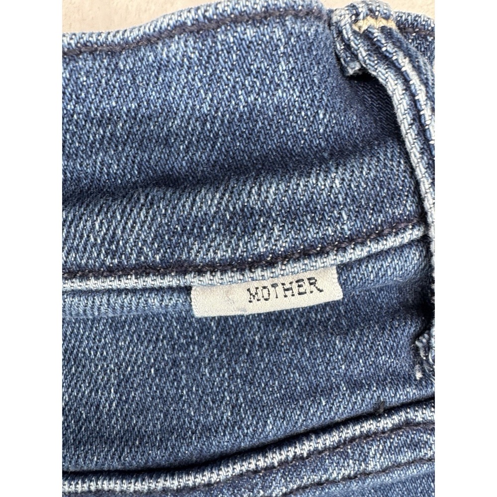 Mother The Spitfire Ankle Jeans Whatever You Want Wash Denim Women's 27x28 NWT - Picture 4 of 15